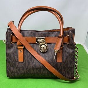 Michael Kors brown Hamilton bag